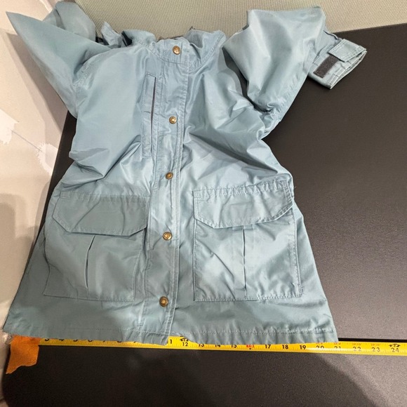 Columbia Gore-Tex Women's Size S Light Blue Hooded Rain Jacket Parka - Picture 3 of 10